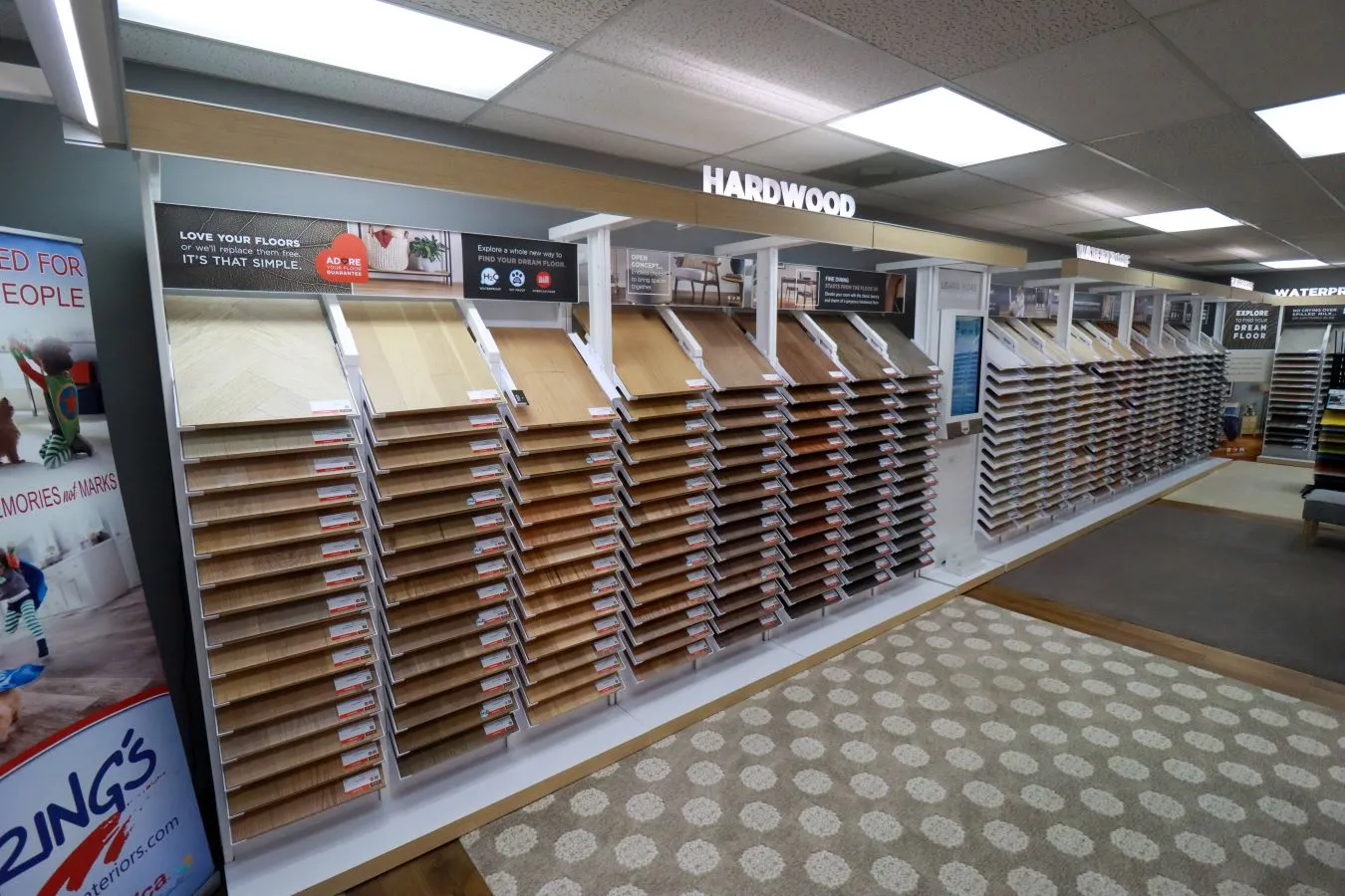 krings flooring display area